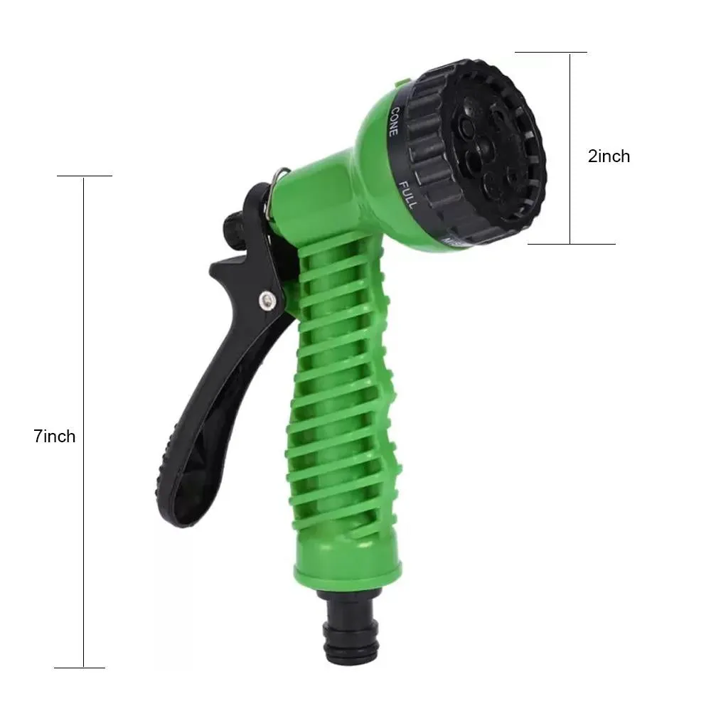 0477 Plastic Garden Hose Nozzle Water Spray Gun Connector Tap Adapter Set