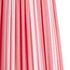 14cm tall tapered shade in flamenco Signature Stripe from Sanderson's 'Archive'