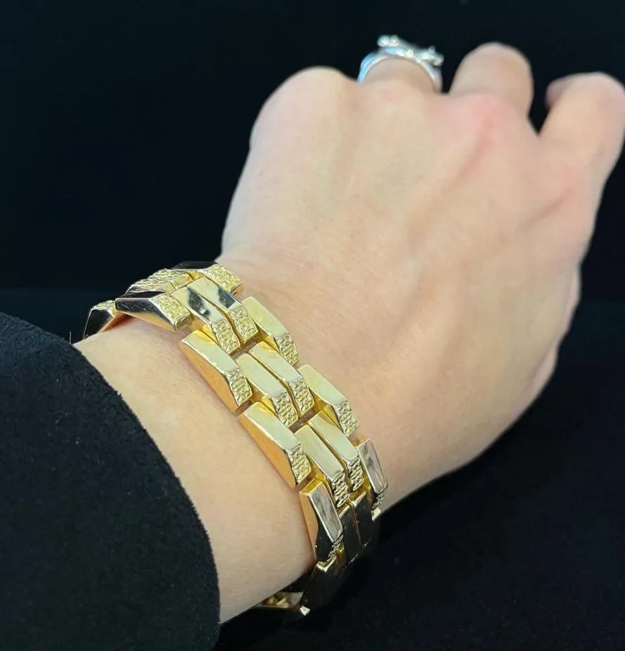 1960s Modernist Italian Geometric Bracelet