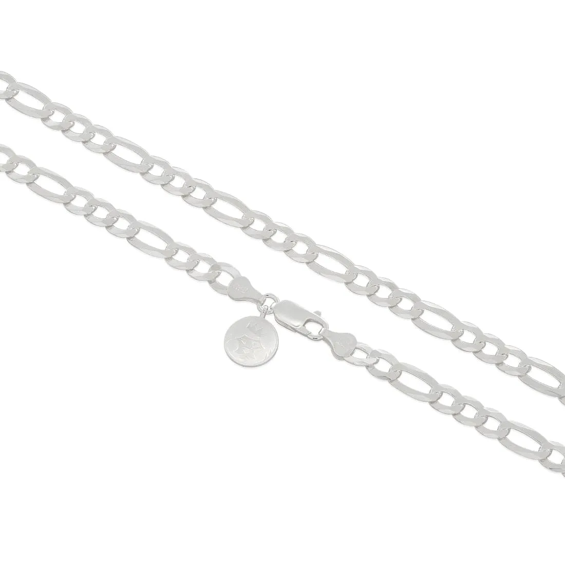 5mm Italian Sterling Silver Figaro Chain