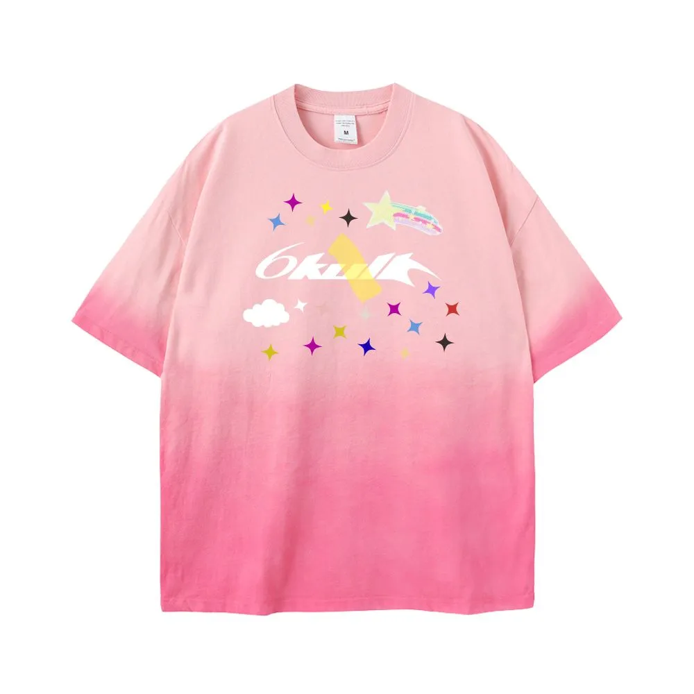 6Kull | Star Plan Rainbow Washed T-Shirt