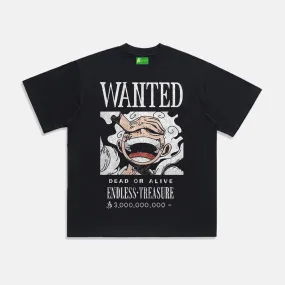 AG® Comic Smiley Wanted Poster Washed T-Shirt