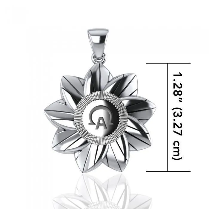 Alpha Omega sterling silver Pendant TPD1145