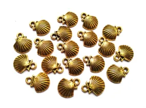 Antique Golden Conch Designer Charms