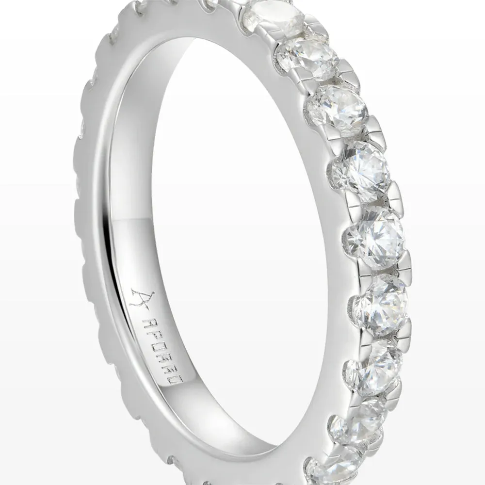 Aporro Round Eternity Ring