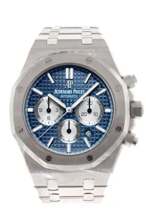 Audemars Piguet Royal Oak 41mm Blue Dial Stainless Steel Bracelet Men's Watch 26331ST.OO.1220ST.01 DCM