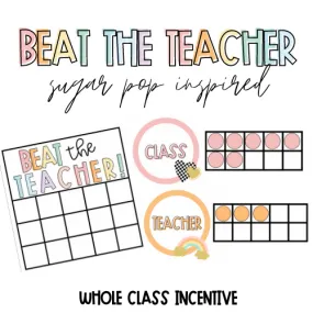 Beat the Teacher  | Printable Classroom Resource | Kinder and Kindness