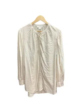 Beige Blouse Long Sleeve Treasure And Bond, Size M