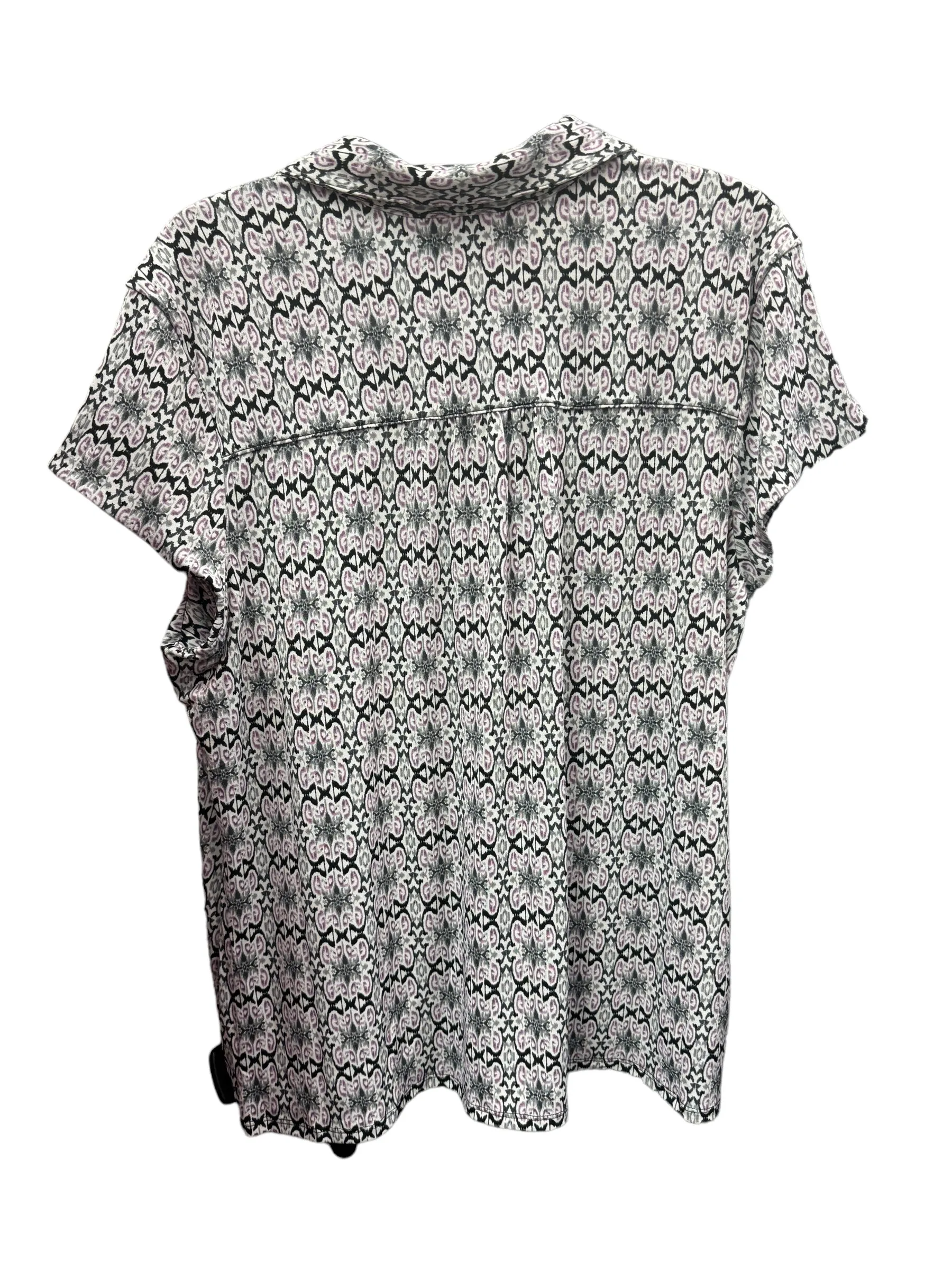 Blouse Short Sleeve By Croft And Barrow  Size: 2x