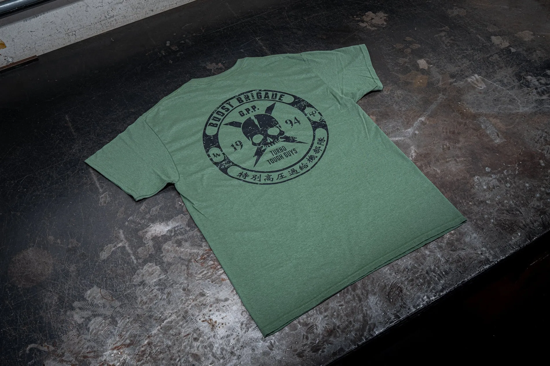 Boost Brigade "TTG" Seal Tee - Olive Green