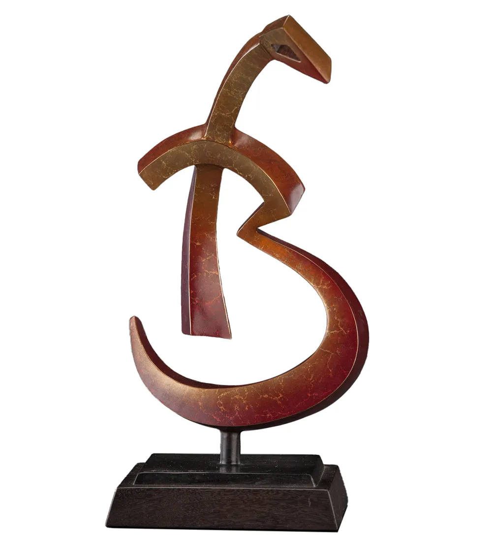 Bronze Sculpture "Rhythm (Guitar)" by Andrea Everhart