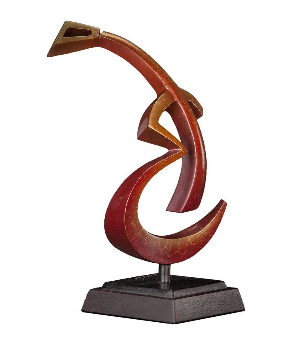 Bronze Sculpture "Rhythm (Guitar)" by Andrea Everhart