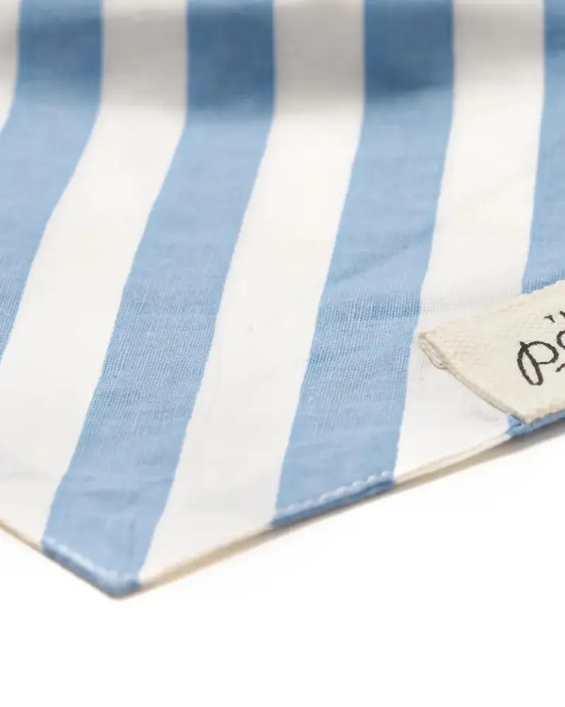 Cabana Blue Stripe Dog Bandana (CLEARANCE)