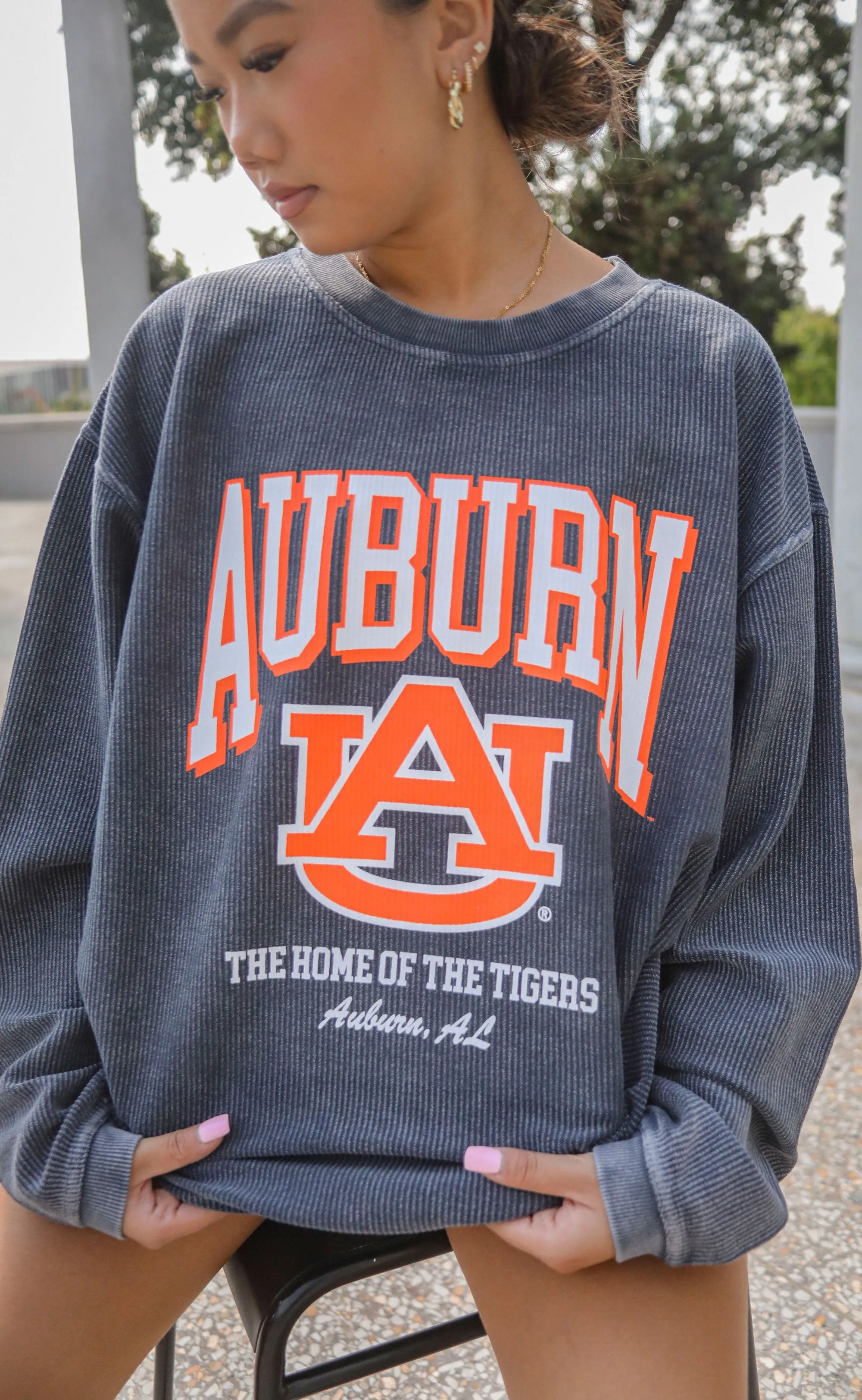 charlie southern: auburn mascot corded sweatshirt