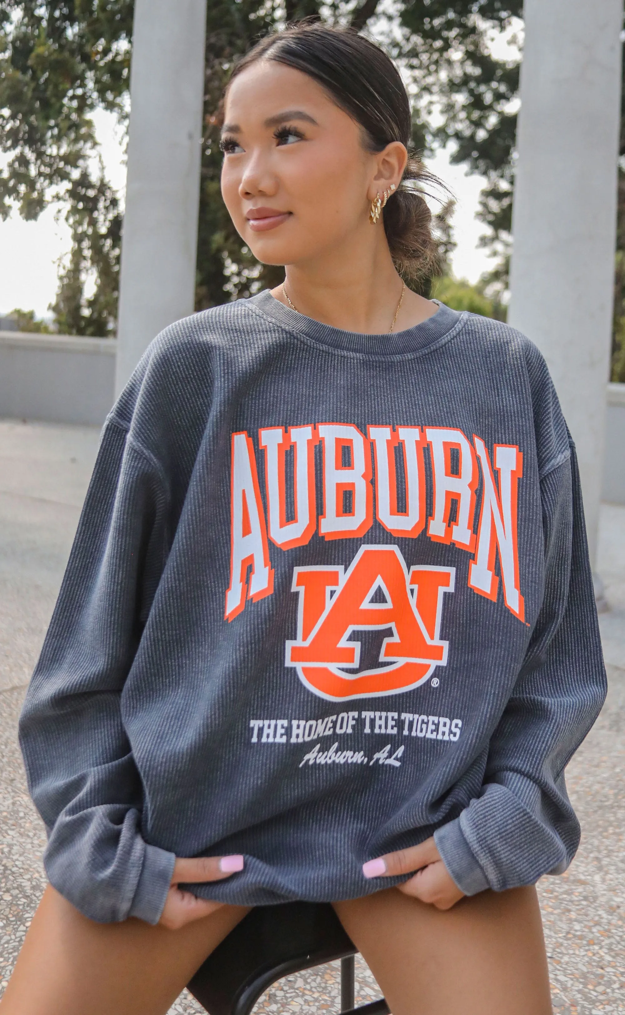 charlie southern: auburn mascot corded sweatshirt