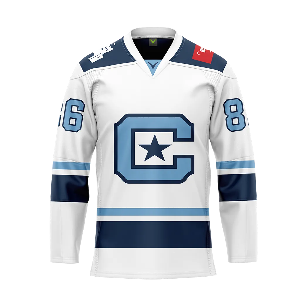 Citadel White Custom Replica Sublimated Jersey