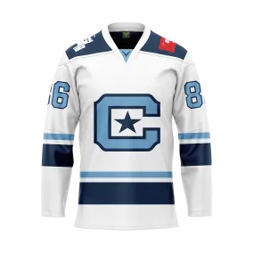 Citadel White Custom Replica Sublimated Jersey