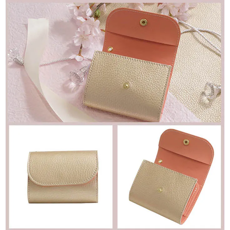 Cotocul Metallic Mini Wallet Sakura Champagne