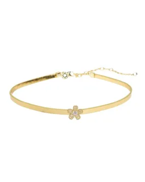 CZ Floral Choker