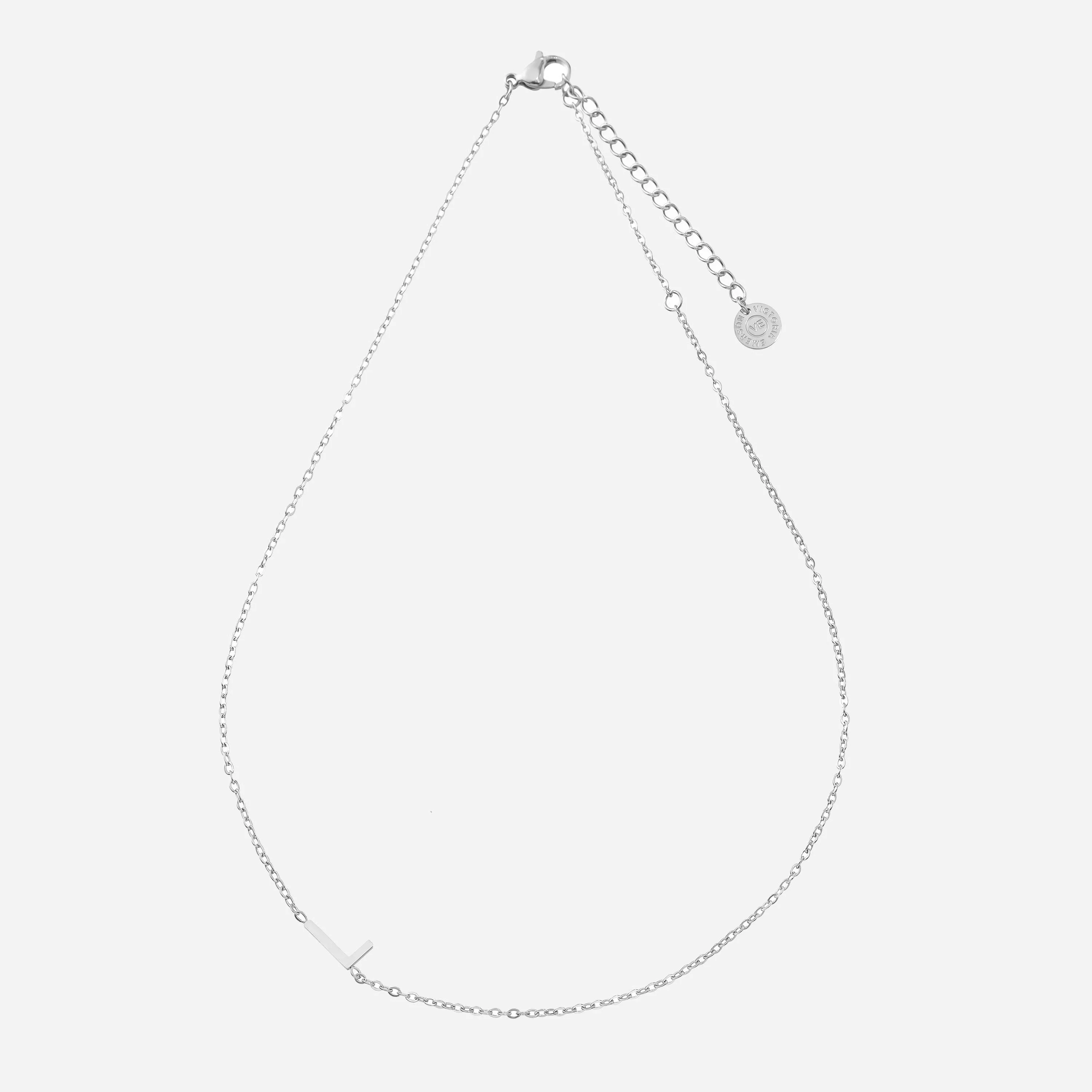 Dainty Letter Pendant Necklace