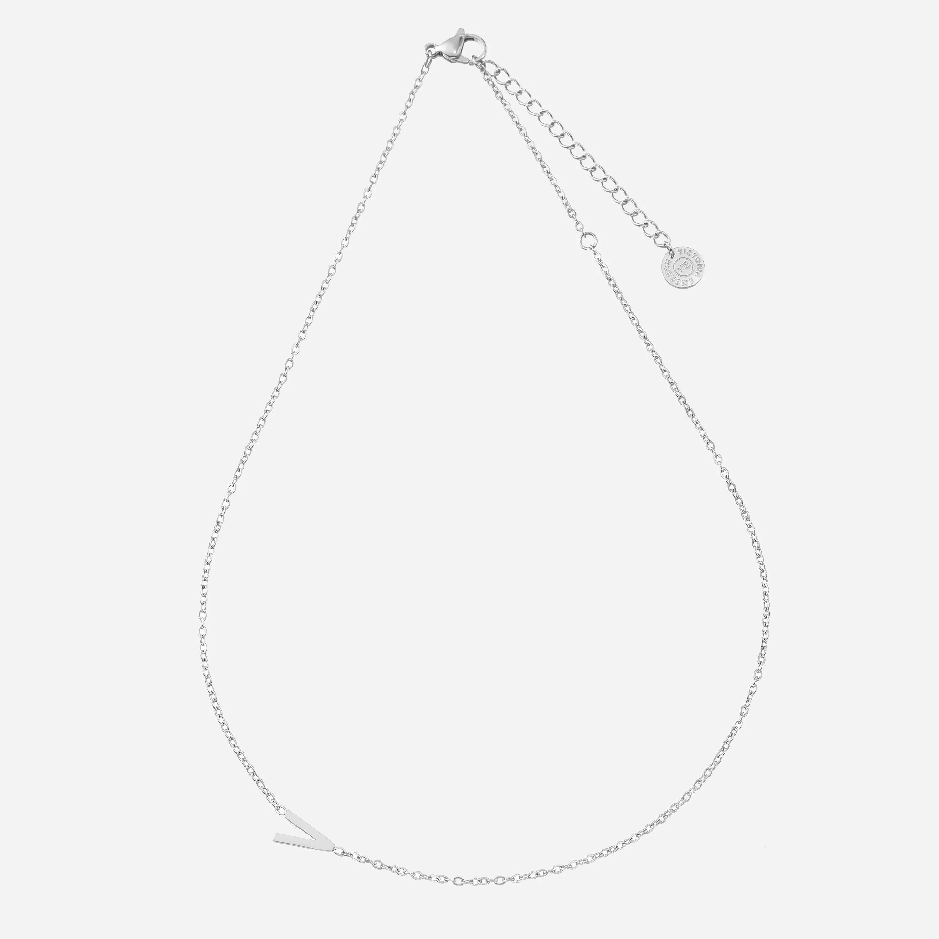 Dainty Letter Pendant Necklace