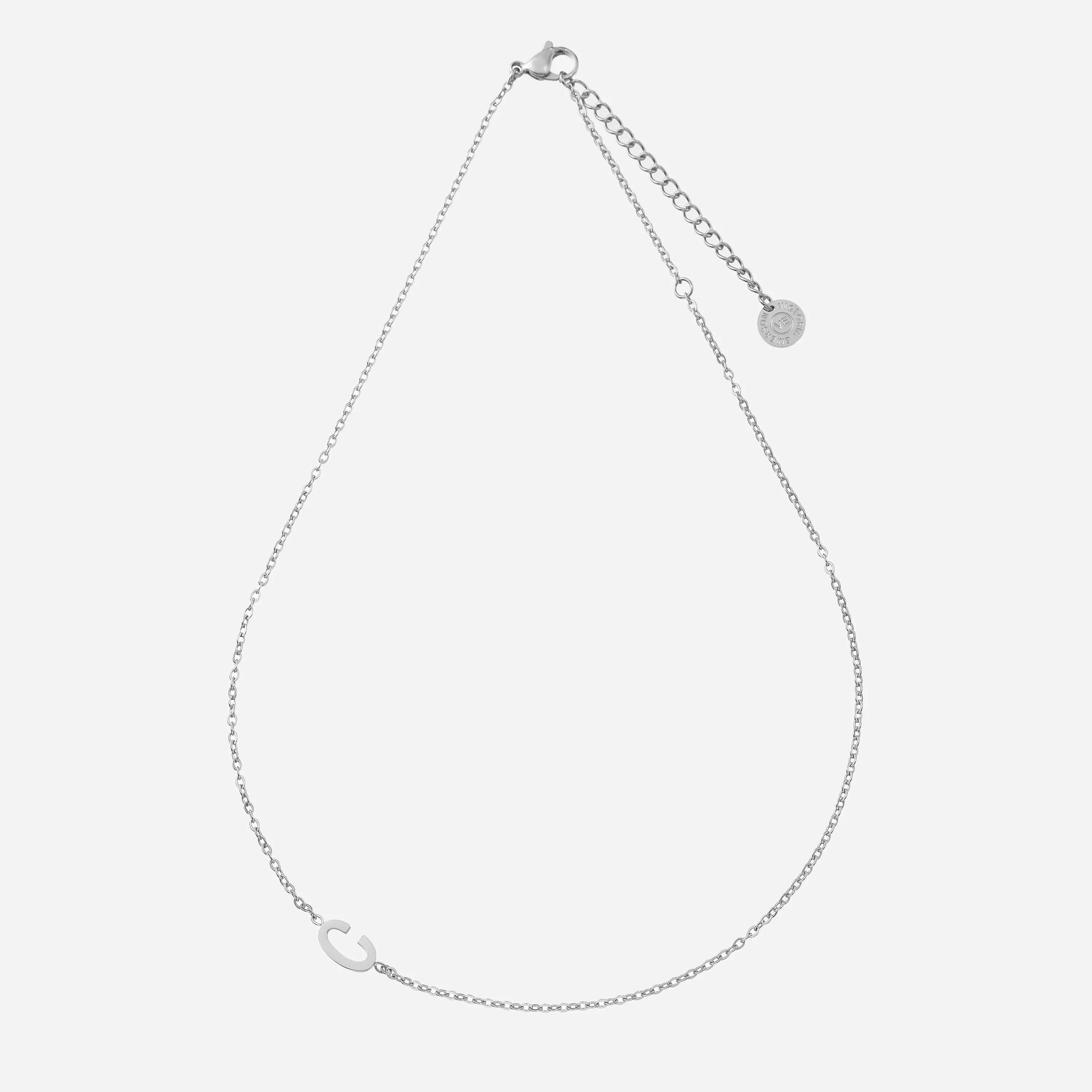 Dainty Letter Pendant Necklace