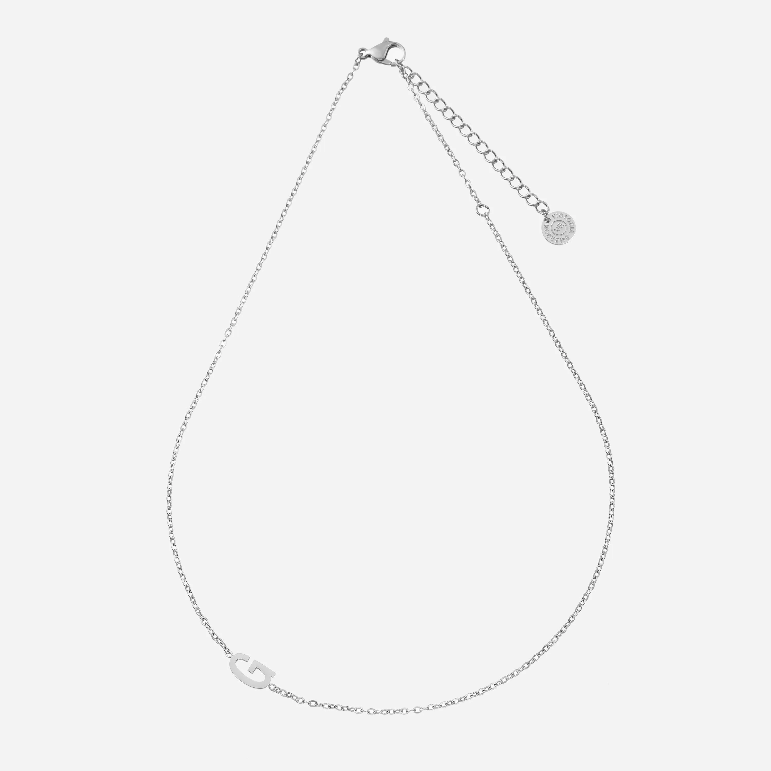 Dainty Letter Pendant Necklace