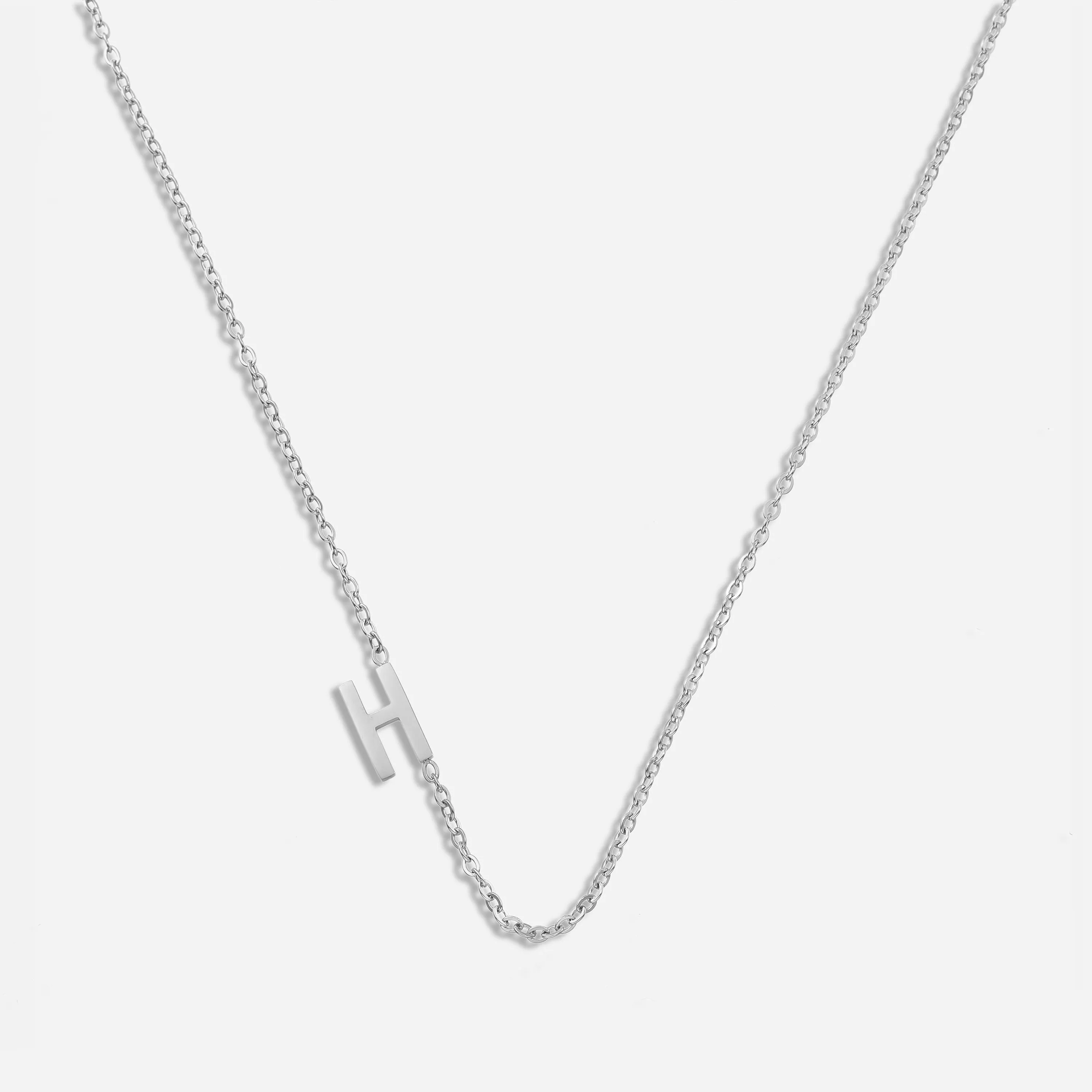 Dainty Letter Pendant Necklace