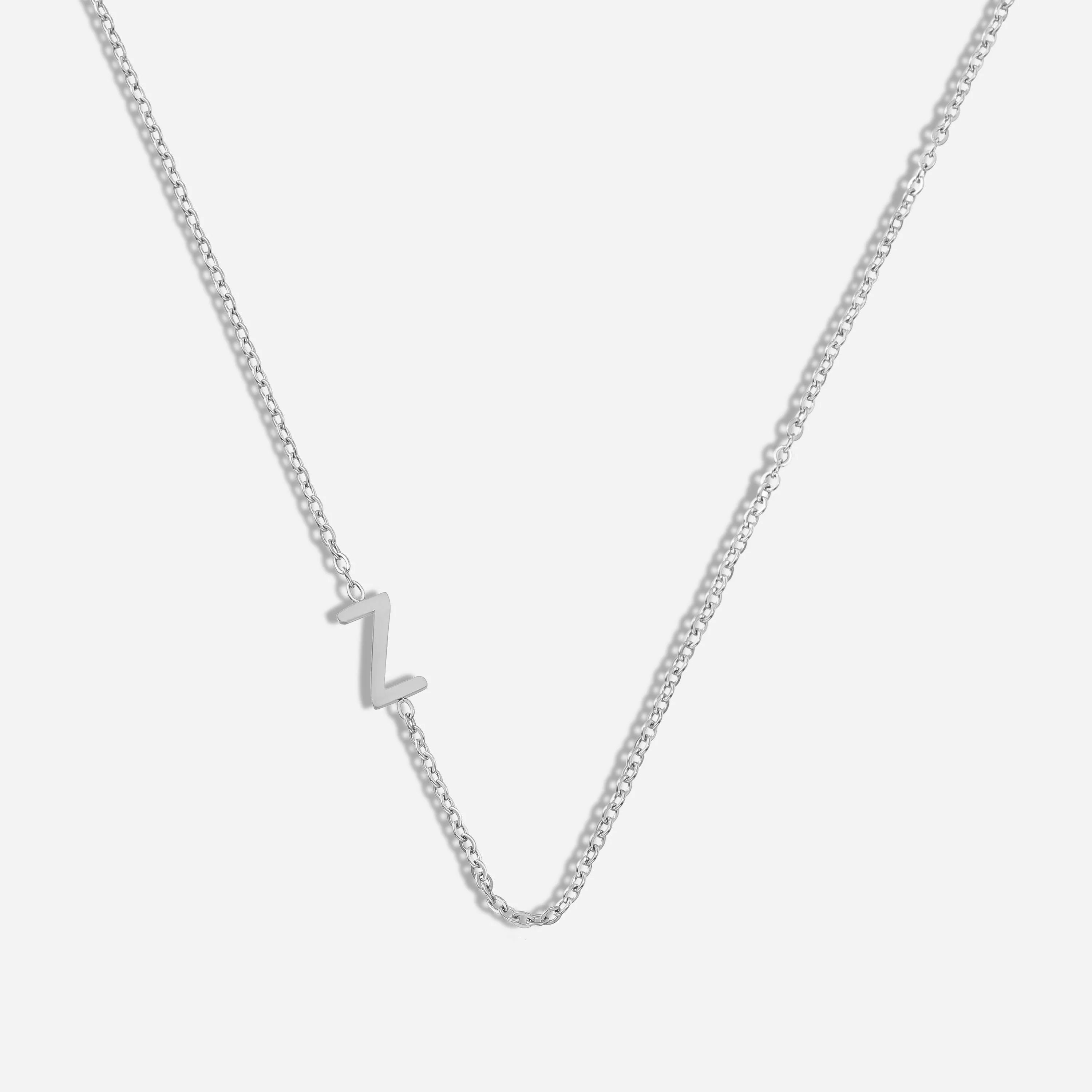 Dainty Letter Pendant Necklace