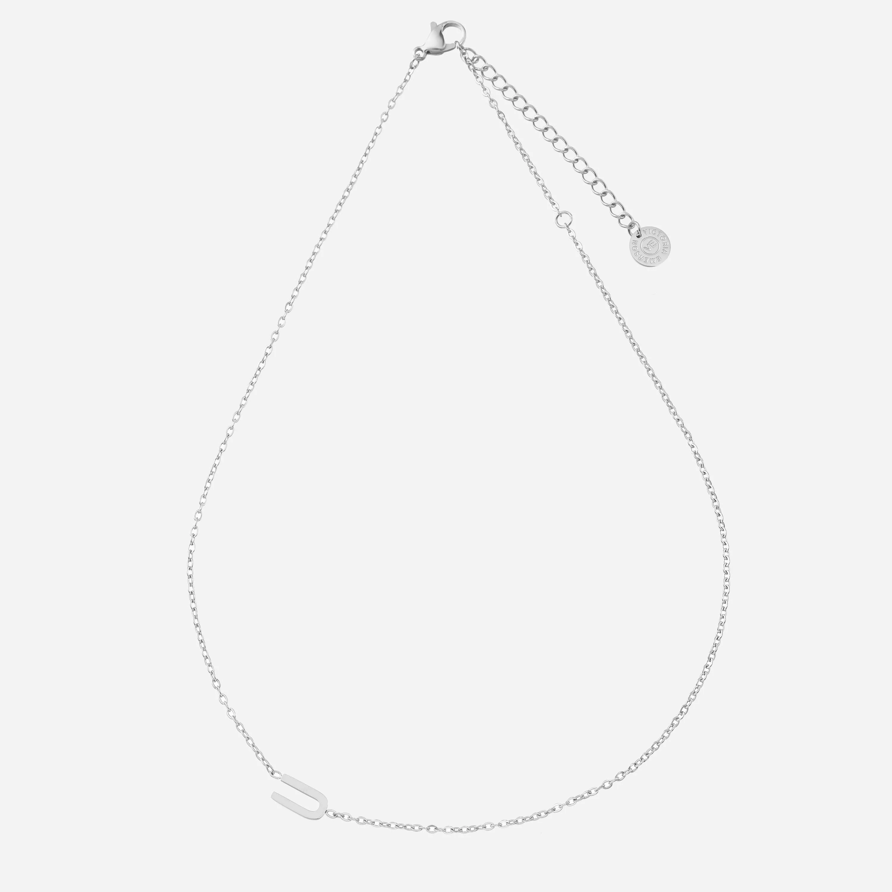 Dainty Letter Pendant Necklace