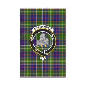 Dalrymple Tartan Flag Clan Badge K7