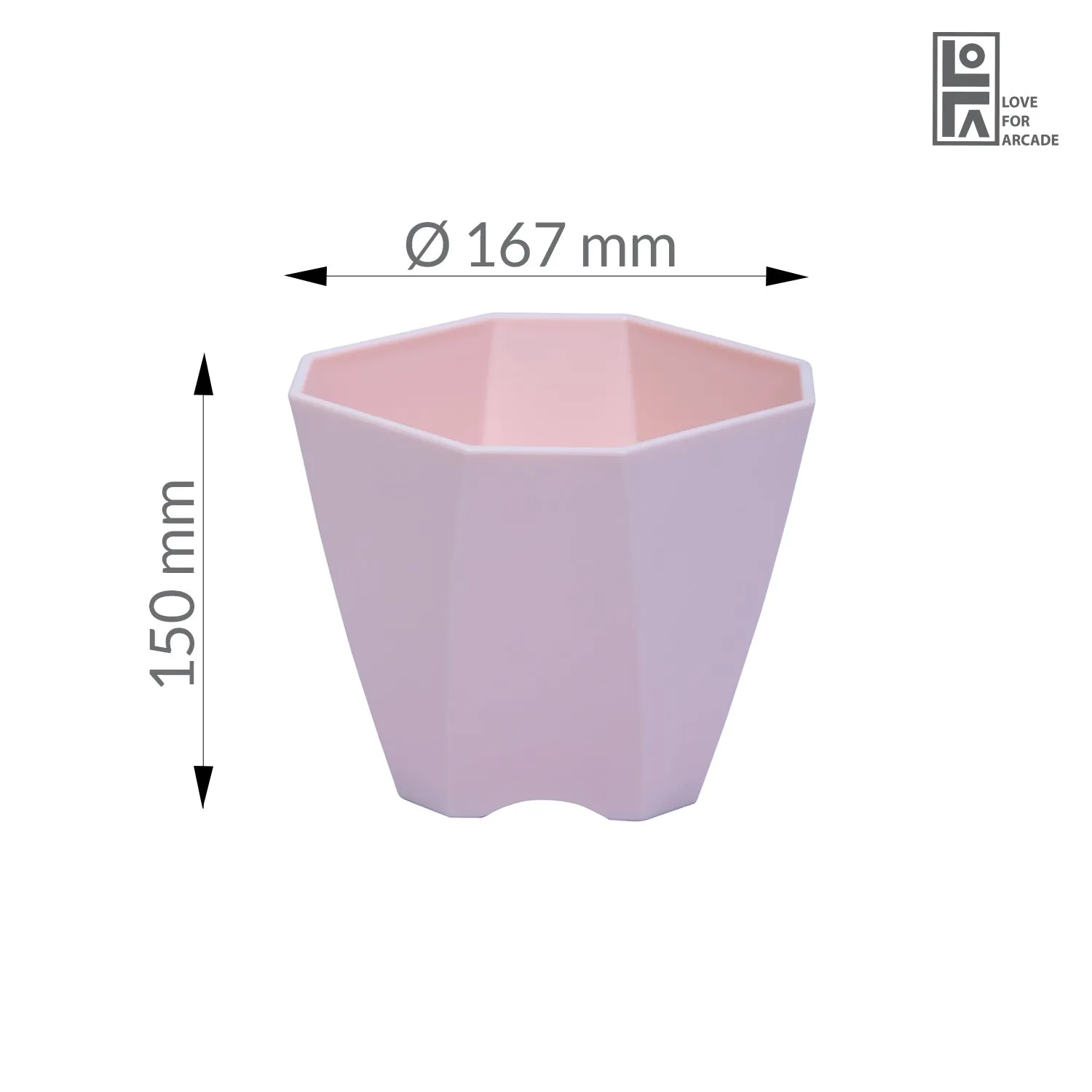 Decorative Diamond Flower Pot Set of 2