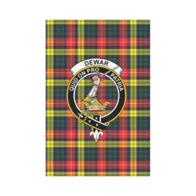 Dewar Tartan Flag Clan Badge K7