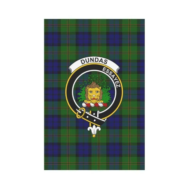 Dundas Tartan Flag Clan Badge K7