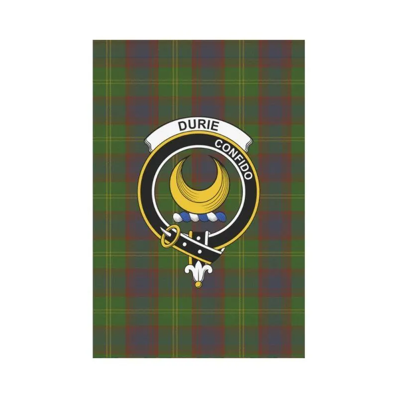 Durie Tartan Flag Clan Badge K7