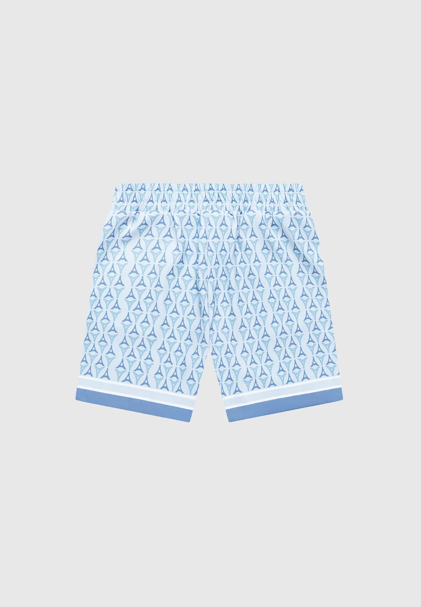 Eiffel Monogram Shorts - Blue