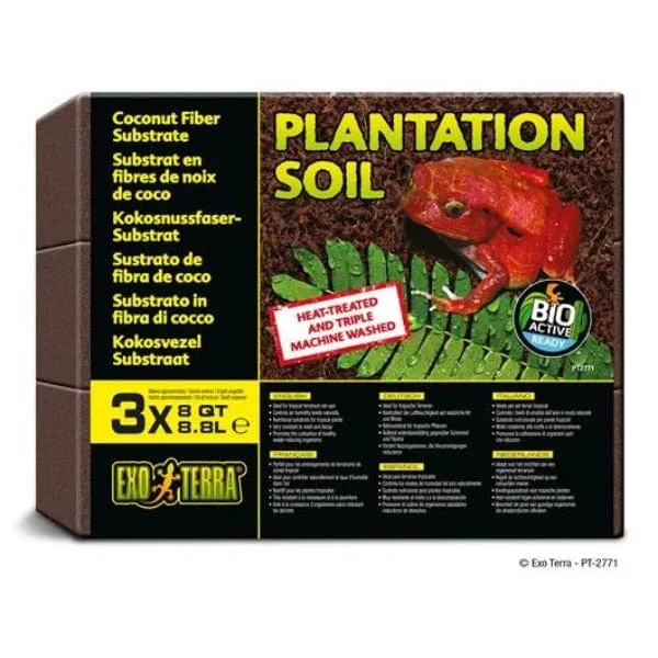 Exo Terra Plantation Soil-Bricks