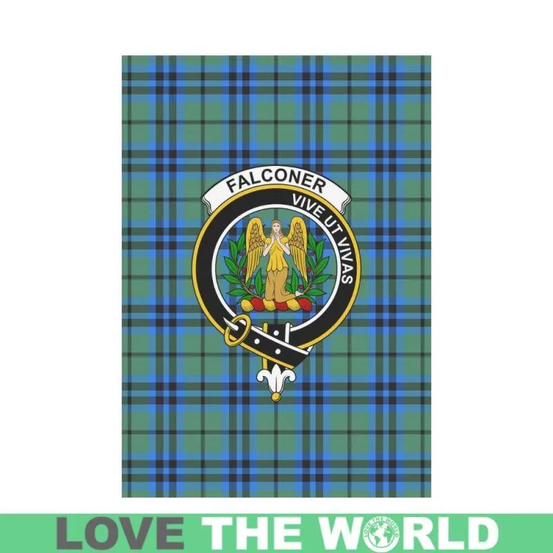 Falconer Tartan Flag Clan Badge K7