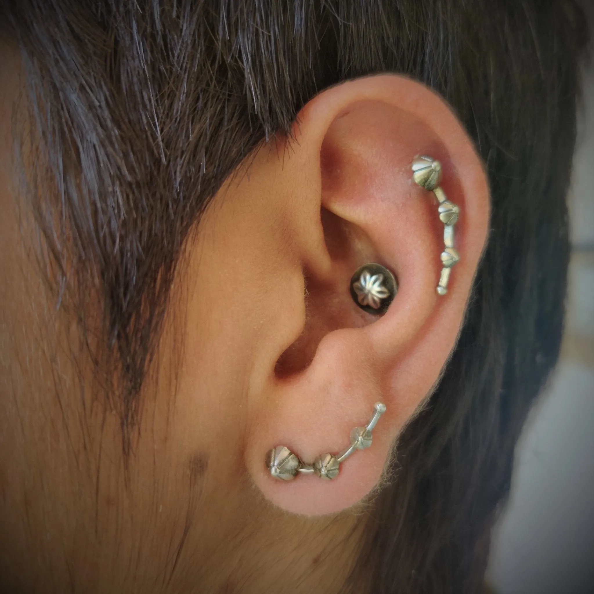 Floral Cluster Studs