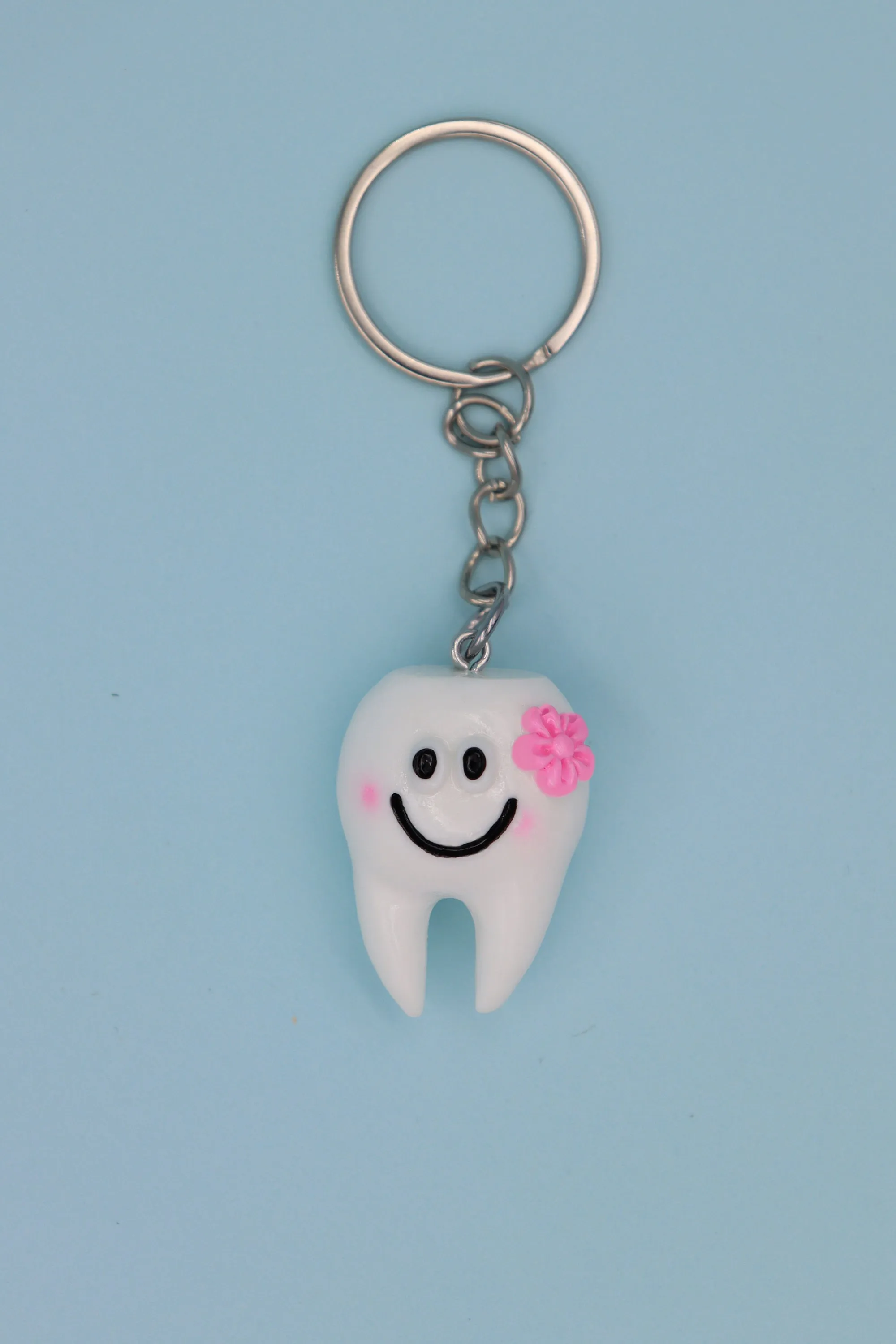 Flower Tooth Key ring