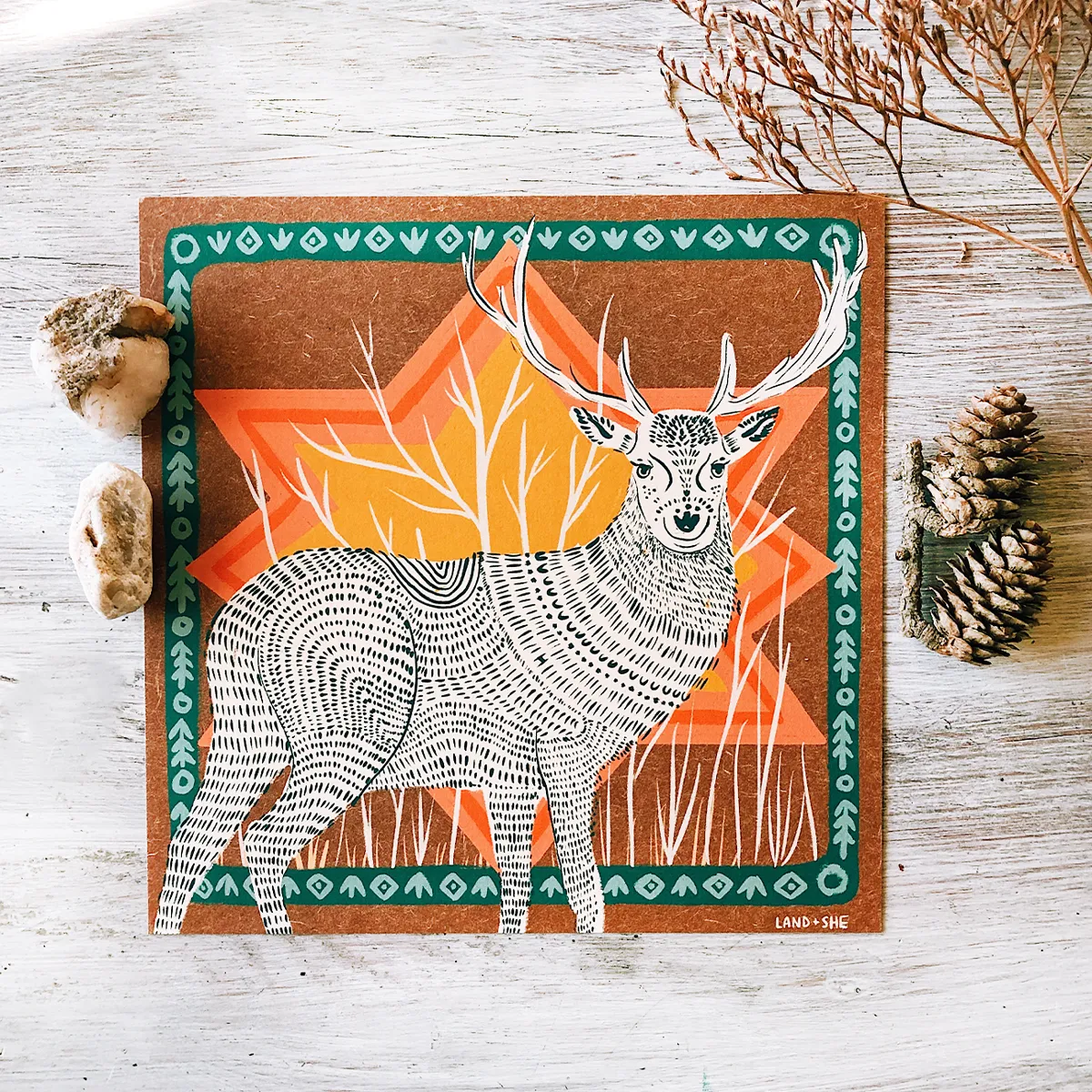 Folksy Deer