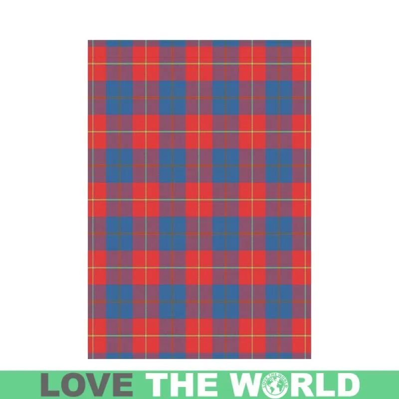 Galloway Red Tartan Flag K7