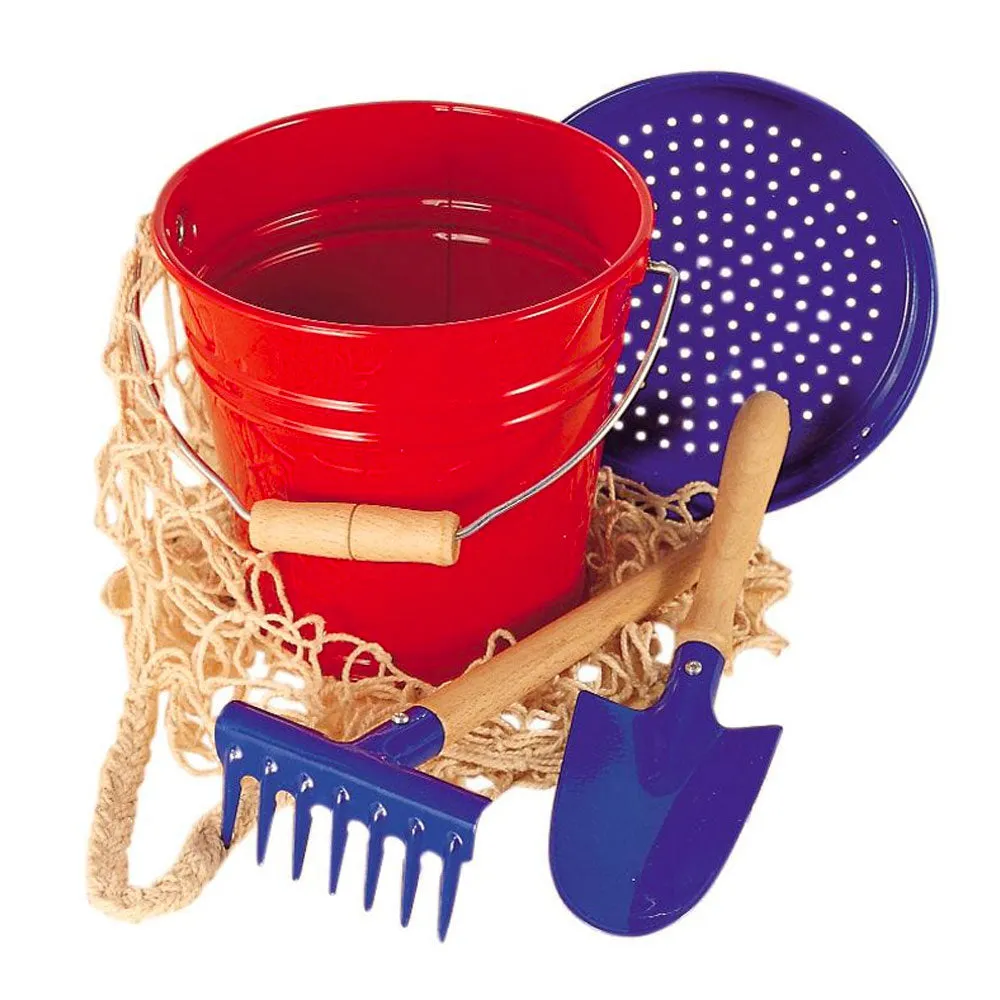 Glückskäfer Red & Blue Metal Outdoor Toy Set