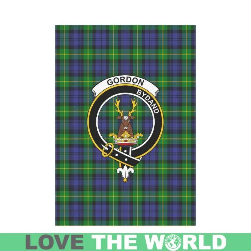 GORDON TARTAN CLAN BADGE GARDEN FLAG K7