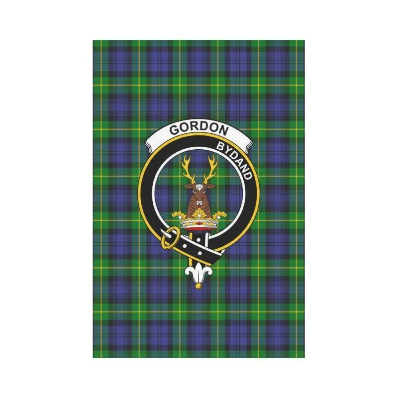 GORDON TARTAN CLAN BADGE GARDEN FLAG K7