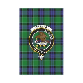 GRAHAM OF MENTEITH TARTAN CLAN BADGE GARDEN FLAG K7