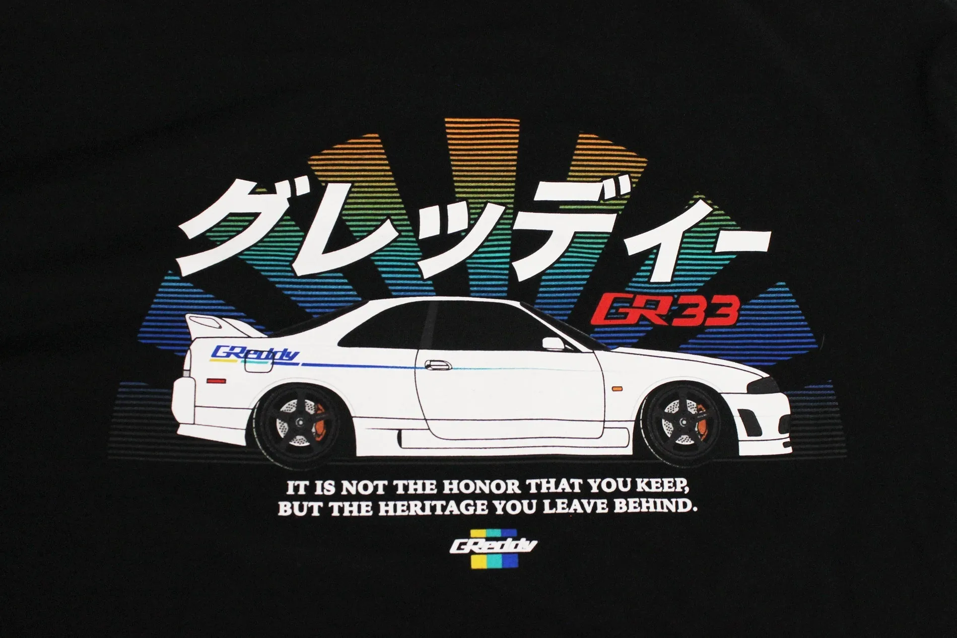 GReddy GR33 Tee - Black