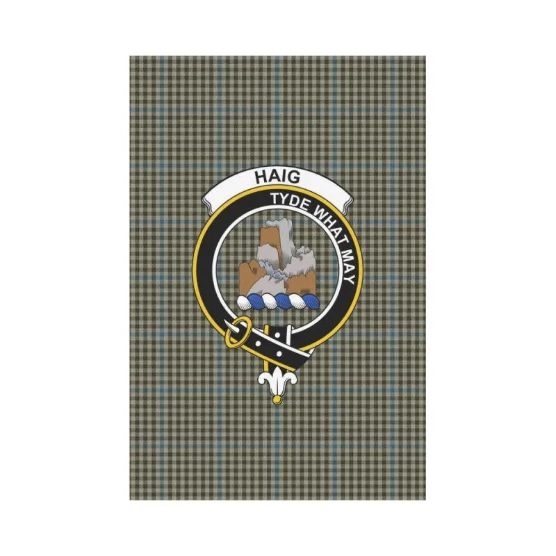 Haig Check Tartan Flag Clan Badge K7