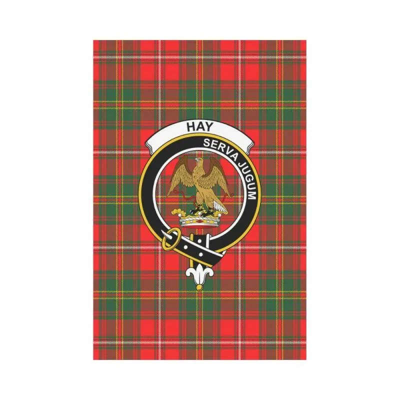 Hay Tartan Flag Clan Badge K7