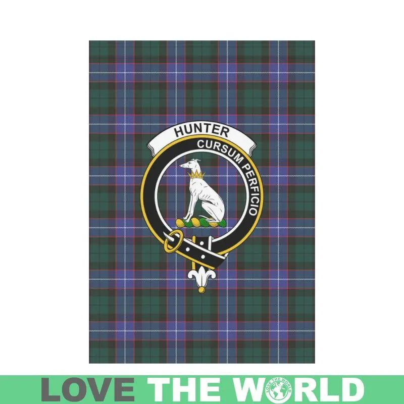 Hunter Tartan Flag Clan Badge K7